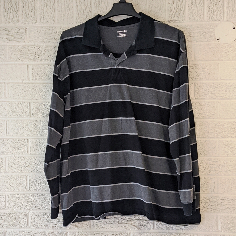 Long sleeve polo shirt - size 3XLT